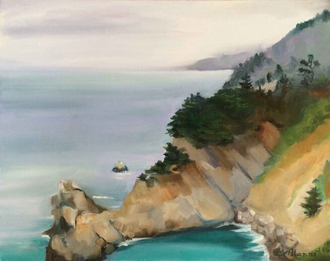 View From Julia Pfeiffer State Park CA